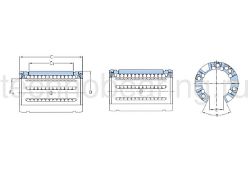 Подшипник LBCT20A-2LS SKF