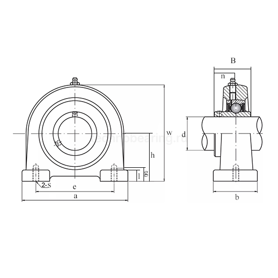 Подшипниковый узел UCPA203 TECHNIX