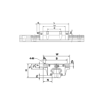 Каретка HGW20HCZAH ISKRA