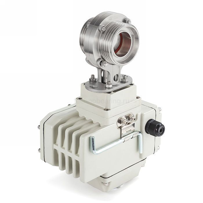 Затвор дисковый с электроприводом нерж. 304 DN80, тип резьба-резьба, DIN TLSD80THS-E TITAN LOCK