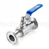 Пищевой шаровый кран полнопроходной типа "clamp-clamp", DN50 нерж. 304, TL50SBV-CL TITAN LOCK