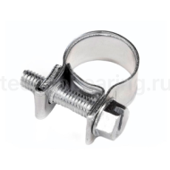 Хомут мини стяжной (12-14 мм), нержав.сталь (лента+болт) AISI 304, RCM12-14SS 