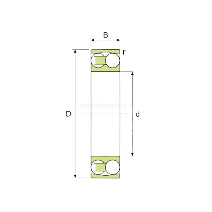 Подшипник 1217-TVH FAG