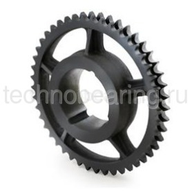 Звездочка со ступицей (чугун) под втулку тапербуш для цепи: 12B-2, Z=57, 3/4" x 7/16" GD11057 Sati