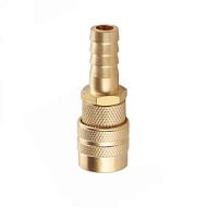 БРС серия D, ISO 6150 B, розетка, хвост под рукав, латунь, 1/4in TL2DFH-B TITAN LOCK