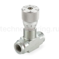 Гидравлический дроссель двунаправленный, 1/4", BP/BP, сталь, TL2WHT1/4FF TITAN LOCK