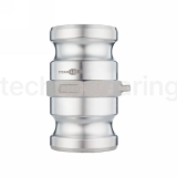 Камлок алюминиевый тип AA (переходник ниппель 3" х ниппель 3"), TL300AAAL TITAN LOCK