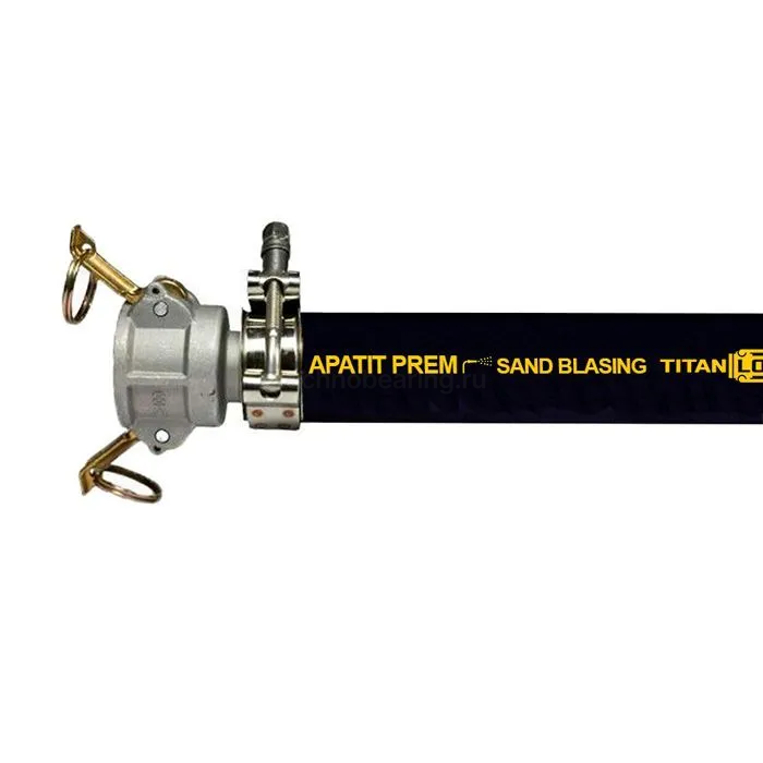 Пескоструйный рукав «APATIT-PREM», внутр.диам. 38мм,12bar, TL038AP-PR TITAN LOCK