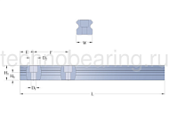 Направляющая LLTHR 25 P5 SKF