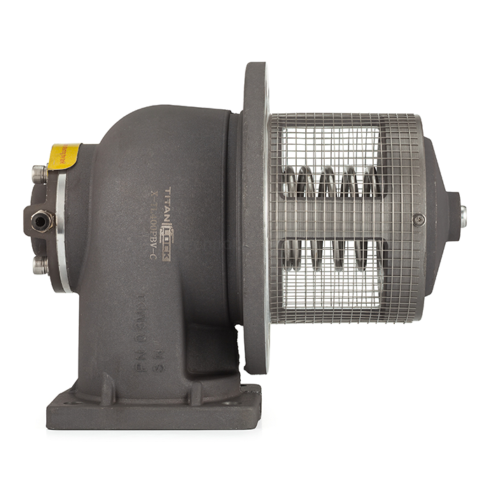 Пневматический донный клапан, квадратный фланец, алюминий, 4in, TL400PBV-S TITAN LOCK — детальное фото 0