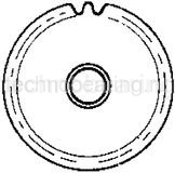 Зубчатая шестерня без ступицы, M=5, Z=60 CM32060 Sati