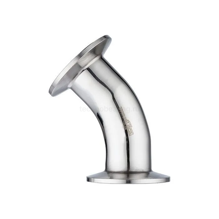 Отвод под Clamp 45 градусов, DN 50, нерж. сталь 316, TLCB50/45SS TITAN LOCK