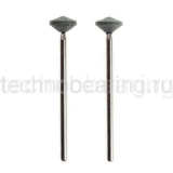 Кремний-карбид.боры для гравир.по стеклу, керам.(линза, 2 шт.,ø 8мм) 28272 Proxxon