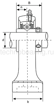Подшипниковый узел UCPH206 ISB