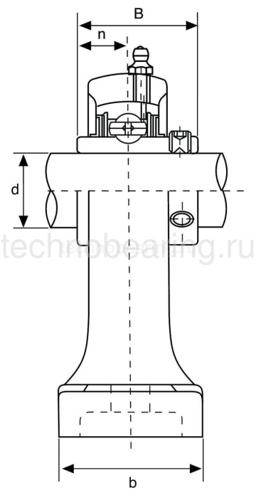 Подшипниковый узел UCPH206 ISB