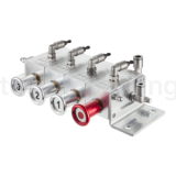 Пневматический блок управления донными клапанами автоцистерны 3-х отсечный, алюминий, TLCU3 TITAN LOCK