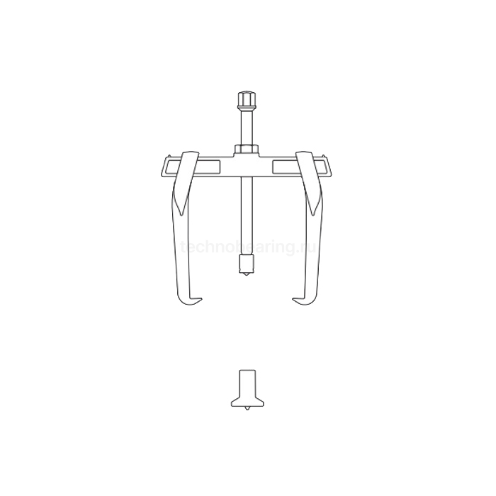 Наконечник съемника подшипников TMMR 16/35XL-5 SKF