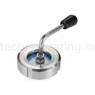 Диоптр гаечный под сварку, нержавеющий, со скребком, DN40, TL040DWWDS TITAN LOCK