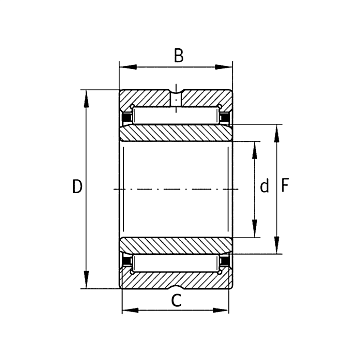 Подшипник NA4901-2RS ISKRA