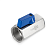 Шаровый кран мини ВР-ВР, резьба BSP 3/8", нерж. сталь, TL3/8MBV-FF TITAN LOCK