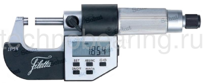 Микрометр цифровой со специальными измерительными губками 0-25/0.001 мм 909.676 Filetta