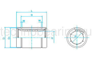 Подшипник LM12UU FLI