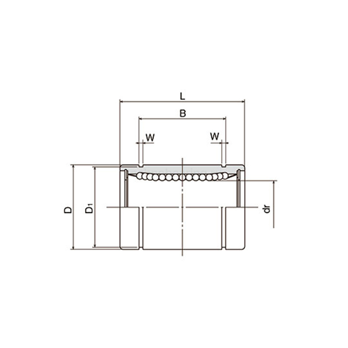 Линейный подшипник SM 10GUU NB