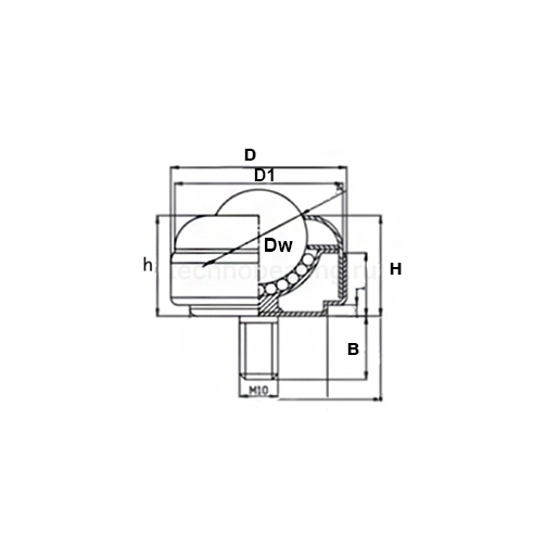 Шариковая опора CY25FCS/CS ISKRA