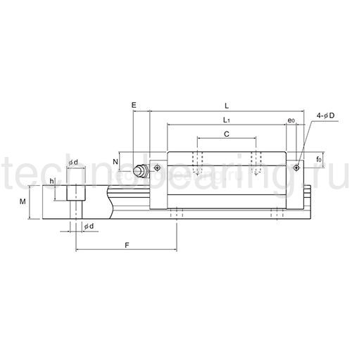 Каретка SSR20XWSSC1 THK