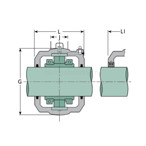 Подшипник COP.01C55MEX COOPER — детальное фото 1