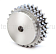 Звездочка со ступицей под расточку для цепи 06B-3, z=40, 3/8” x 7/32” PT05040 (PHS 06B-3B40) Sati
