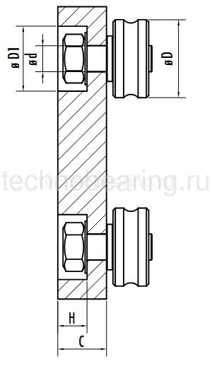 Тележка M605 CTS