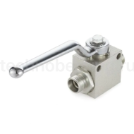 Гидравлический шаровой кран, DN 16 (5/8"), типа НР-НР M26X1.5, с креп. отв., сталь, TLHYDV5/8M TITAN LOCK