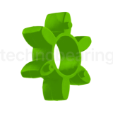 Упругий элемент типа паук зеленый EV19024 ISKRA