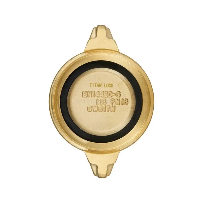 Соединение TankWagen, крышка для штуцера, латунь, TLMB80BR TITAN LOCK