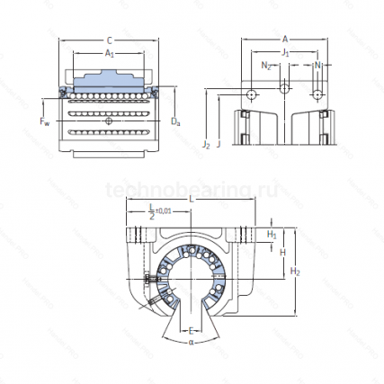 Подшипник LUCT16A-2LS SKF