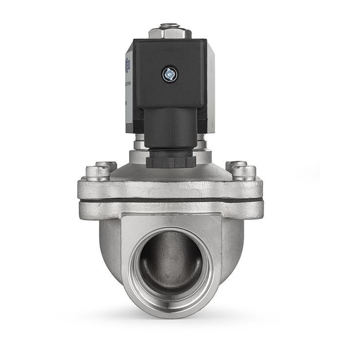 Соленоидный клапан нормально-закрытый, прямого действия, 220В, PN10, Нерж.304/FKM, DN32, TLSC32/10FK1S TITAN LOCK