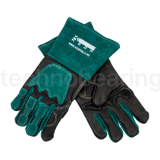 Краги сварочные КС-20 ПРЕМИУМ, (L), черно-зеленые КЕДР