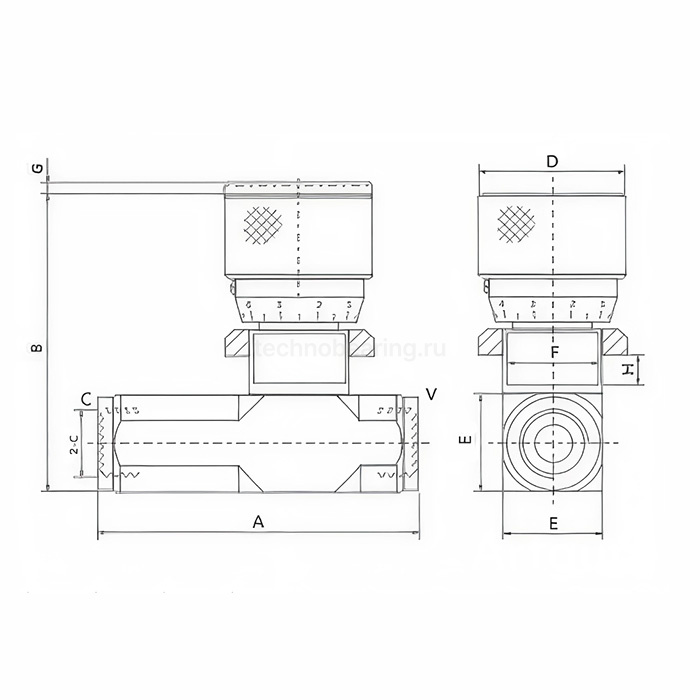 Гидравлический дроссель однонаправленный, 1/4", BP/BP, сталь, TL1WHT1/4FF TITAN LOCK
