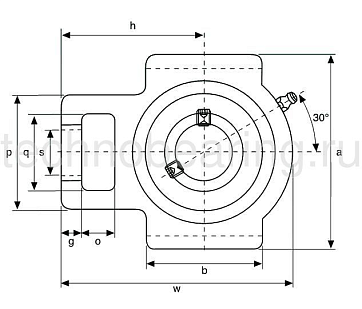 Подшипниковый узел UCT204 TSC