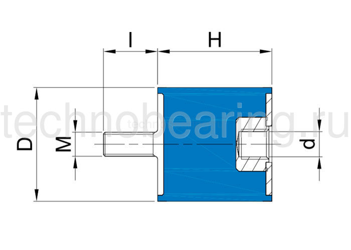 Виброизолятор MF10X10 M4X10 MF10100410 ISB