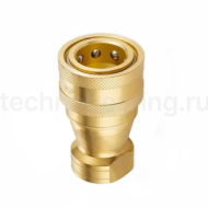 БРС серия B, ISO 7241-B, розетка, латунь, 3/4in TL6BF-B TITAN LOCK