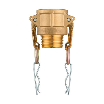 Камлок латунный тип B розетка, наруж. резьба BSP 2 1/2", TL250BBR TITAN LOCK