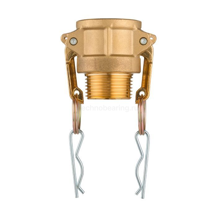Камлок латунный тип B розетка, наруж. резьба BSP 3/4", TL75BBR TITAN LOCK