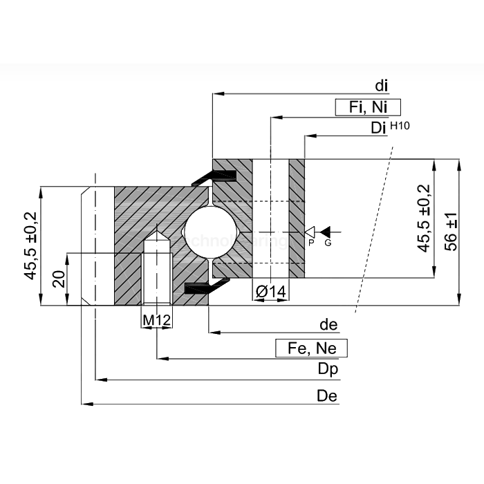 ОПУ стандартная серия с одним рядом шариков EB1.20.0944.200-1STPN ISKRA