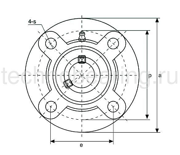 Подшипниковый узел UCFCX12 ISB
