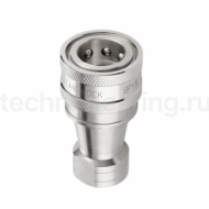 БРС серия B, ISO 7241-B, розетка, нерж. сталь 304, 1in TL8BF-S TITAN LOCK