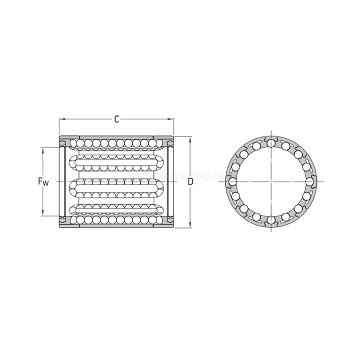 Подшипник LBBR50-2LS EWELLIX