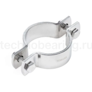 Хомут трубный без ножки DN80 (85 мм), нерж. 304, TL080FPS TITAN LOCK