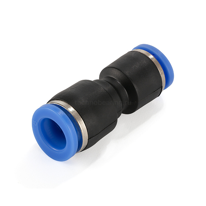 Фитинг-переходник цанговый пневматический, 10-8 мм, пластик, тип PG, TLP-PG10-8 TITAN LOCK